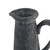 Close-up of the Amalfi Grey Tall Jug's pouring lip and handle