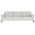 Zephra Three Seater Sofa With Footstool