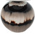 Close-up of the Sepia Shadows Table Lamp's ombré glazed ceramic base