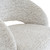 Close-up of the Sorelle Curved Dining Chair's open-back curve detail