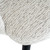 Close-up of the Sorelle Curved Dining Chair's textured fabric weave