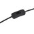 Close-up of the inline cord switch on the Incia fluted wooden table lamp