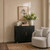Lennox Black 2 Door Small Sideboard Cabinet