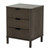 Reed 3 Drawer Bedside Table shown at an angle on a white background