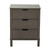 Reed 3 Drawer Bedside Table
