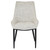 Zephra Dining Chair, front-facing view showing the contoured seat and backrest
