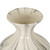 Close-up of the Marble Effect Ellipse Large Vase's flared neck and opening showing the marbled glaze pattern