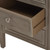 Close-up of the Serene 3 Drawer Bedside Table's open drawer