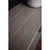 Close-up of the Serene 2 Drawer Console Table's plank-effect tabletop