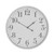 Aubrey Wall Clock with bold Arabic numerals on a white dial, shown straight on