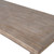 Close-up of Haldon dining table top showing plank layout and wood grain