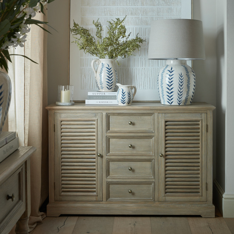 Delphine 2 Door 4 Drawer Large Dresser Base