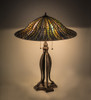 Tiffany Style Lotus Leaf Table Lamp