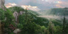 Hickory Nut Gorge, near Lake Lure, NC by Phil Philbeck - Framed