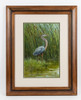 Heron painting by Luke Buck