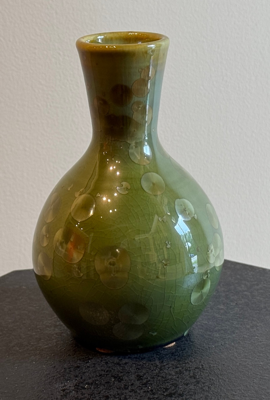 Lily Vase in Chinese Red by Ben Owen III