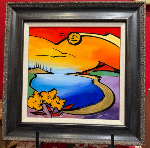 Coastal Scene by Alfred Gockel | original painting on acrylic Coastal Scene by Alfred Gockel | original painting on acrylic