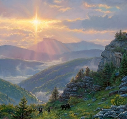 Detail of Mountain Glory by Mark Keathley.