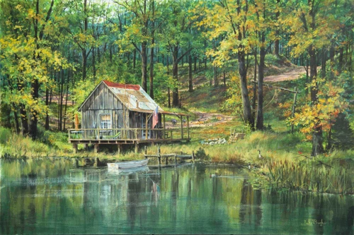 Camping Cabin Luke Buck