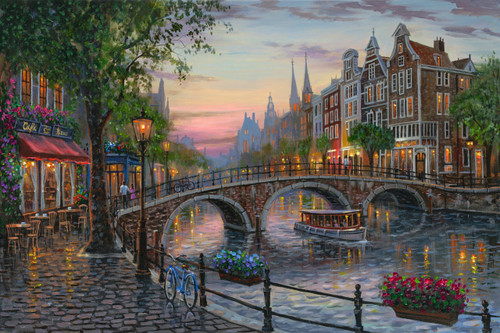 Amsterdam painting by Robert Finale