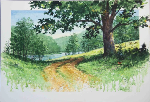 Luke Buck painting