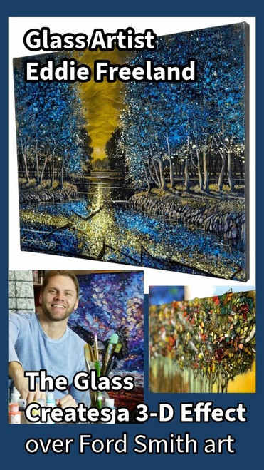 Eddie Freelan glass artist info