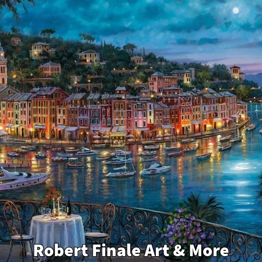 paintings of European  scenes