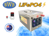 BWB 12.8V 100Ah 1280WH Lithium Iron LiFePO4 Deep Cycle Battery Stainless Box with Accessories Ports