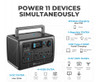 BLUETTI EB55 Portable Power Station | 700W 537Wh LiFePo4