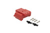 50 Amp Surface Mount Anderson Connector Cover - Red - with Red LED