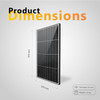 Exotronic 100W Fusion Fixed Solar Panel - Black Frame Exotronic 100W Fusion Fixed Solar Panel - Black Frame