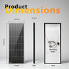 Exotronic 145W Fusion Fixed Solar Panel | Shade Resistant
