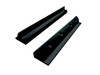 Solar Panel ABS Plastic Side Mount Brackets 530mm (Set of 2) - Black