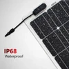 Sunman eArc 100W Narrow Semi-Flexible Solar Panel - Frameless - Junction Box on Top - Mono PERC Cells