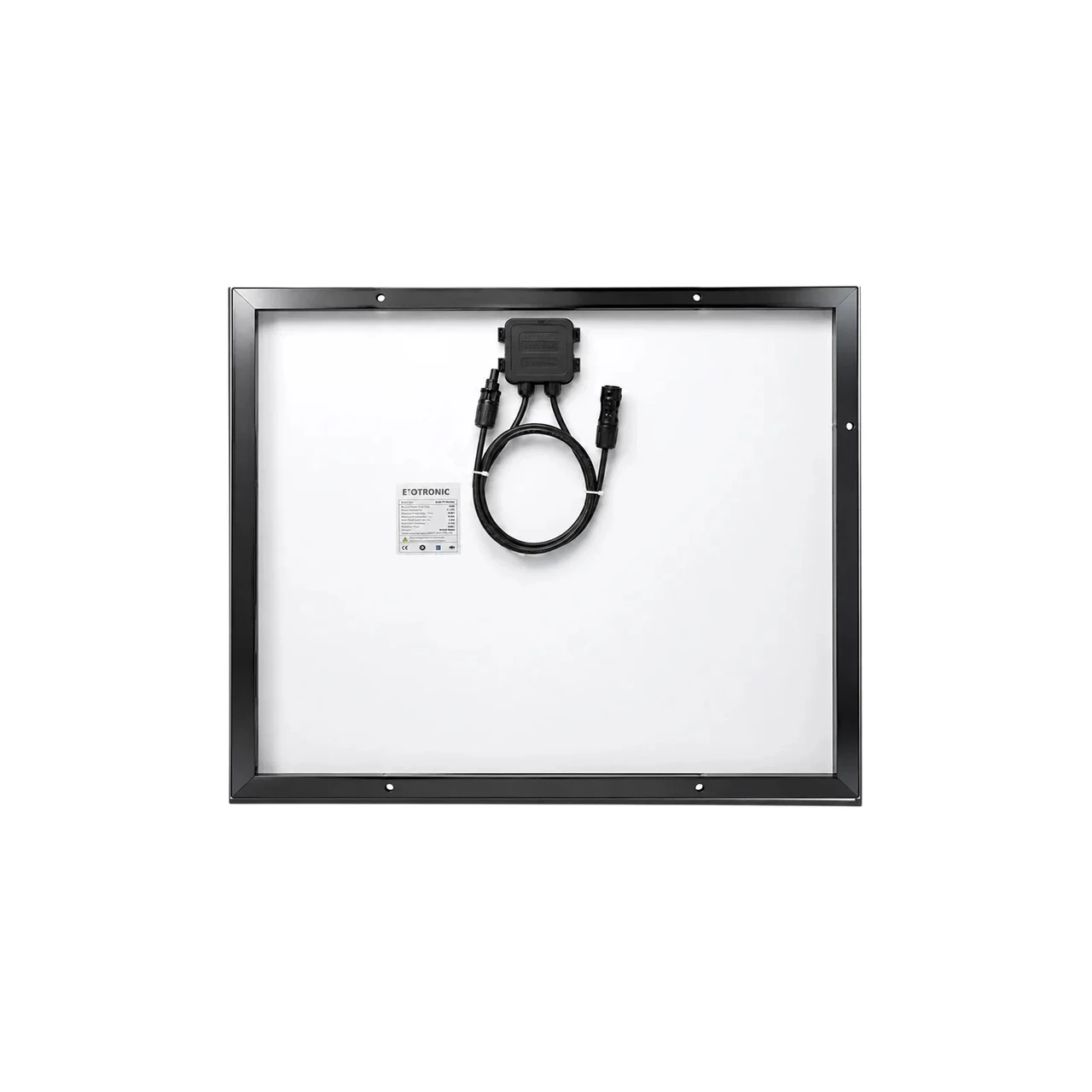 Exotronic 75W Fusion Fixed Solar Panel - Black Frame