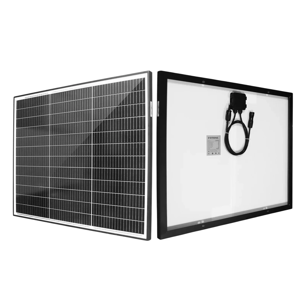 Exotronic 75W Fusion Fixed Solar Panel - Black Frame