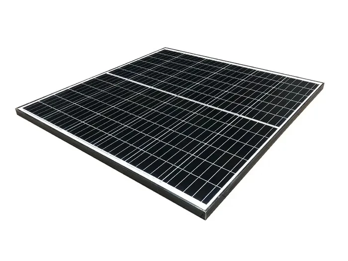 Voltech 200W Solar panel  - Twin Cell Design - Black Frame - Square