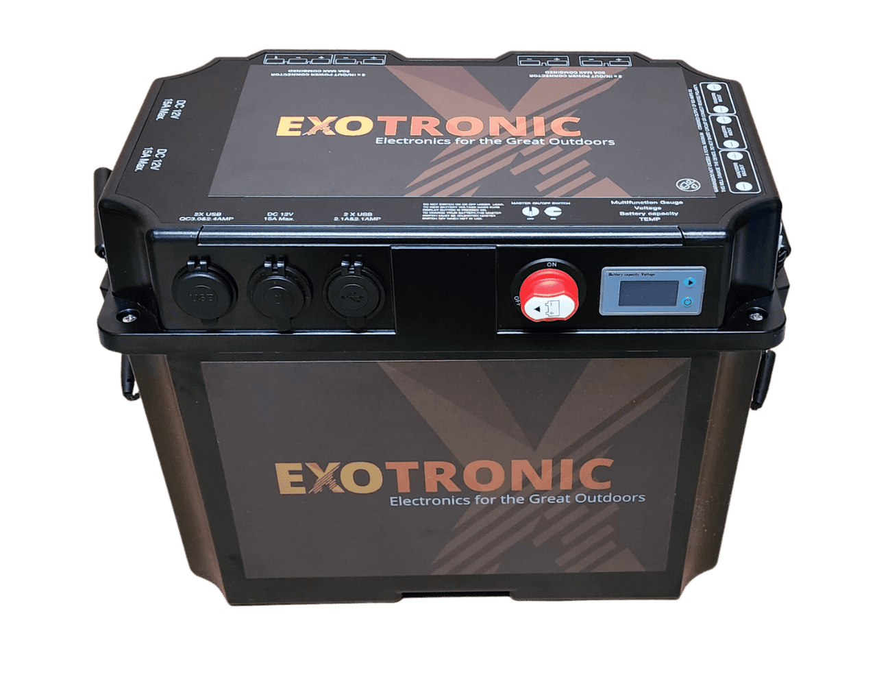Exotronic Multi-Outlet Heavy Duty Battery Box