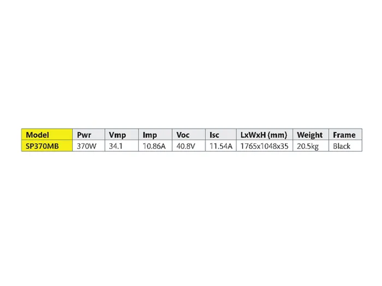 Longi 370W Solar Panel  - Black Frame