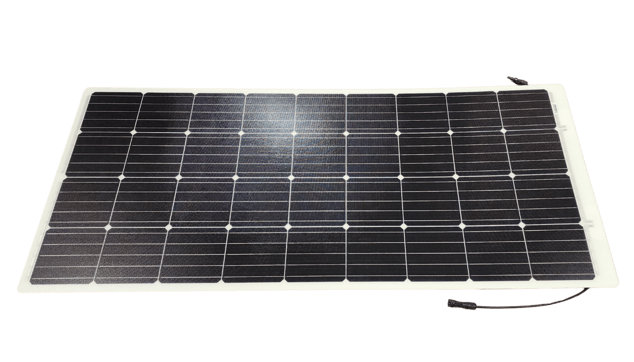 Sunman eArc 175W - Semi-Flexible Solar Panel - Frameless - Junction Box Underneath