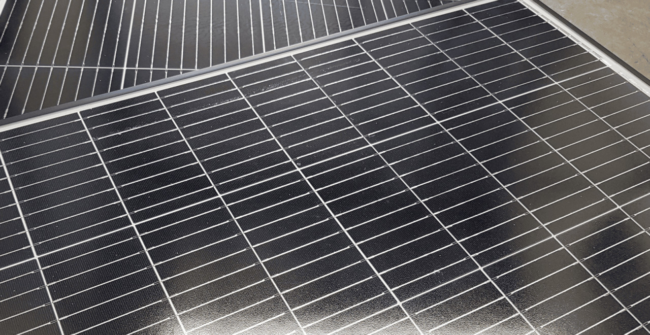 Exotronic 120W Fixed Solar Panel - Black Frame