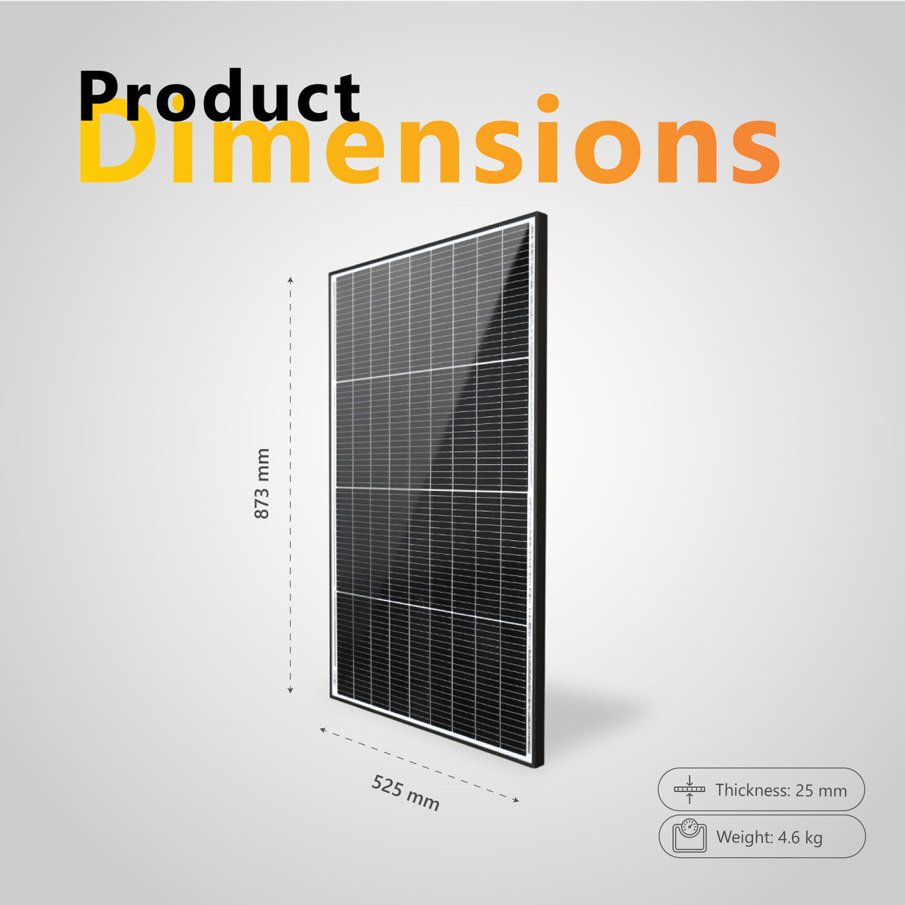 Exotronic 100W Fusion Fixed Solar Panel - Black Frame Exotronic 100W Fusion Fixed Solar Panel - Black Frame