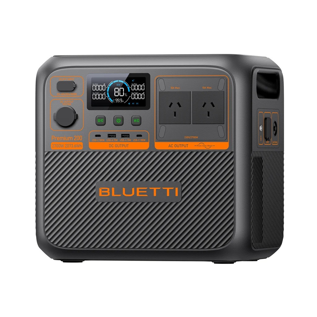 Bluetti Premium 200 V2 Portable Lithium Power Station | LiFePo4 | 2700W 2037Wh