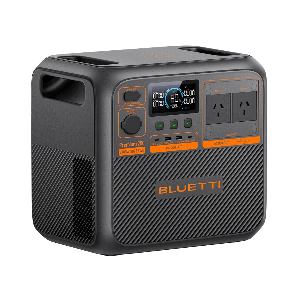 Bluetti Premium 200 V2 Portable Lithium Power Station | LiFePo4 | 2700W 2037Wh