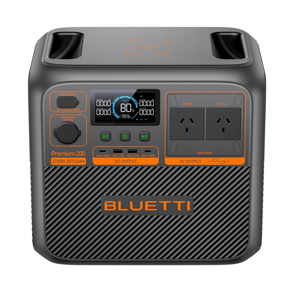Bluetti Premium 200 V2 Portable Lithium Power Station | LiFePo4 | 2700W 2037Wh
