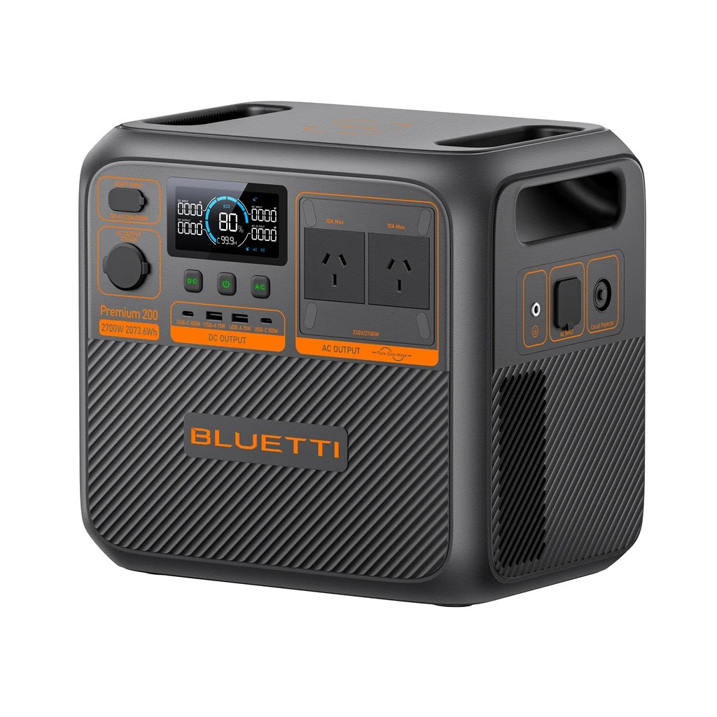 Bluetti Premium 200 V2 Portable Lithium Power Station | LiFePo4 | 2700W 2037Wh