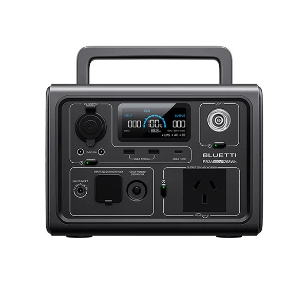Bluetti EB3A Portable Lithium Power Station | LiFePo4 | 600W 268Wh