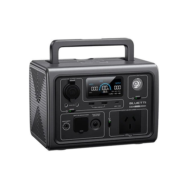 Bluetti EB3A Portable Lithium Power Station | LiFePo4 | 600W 268Wh