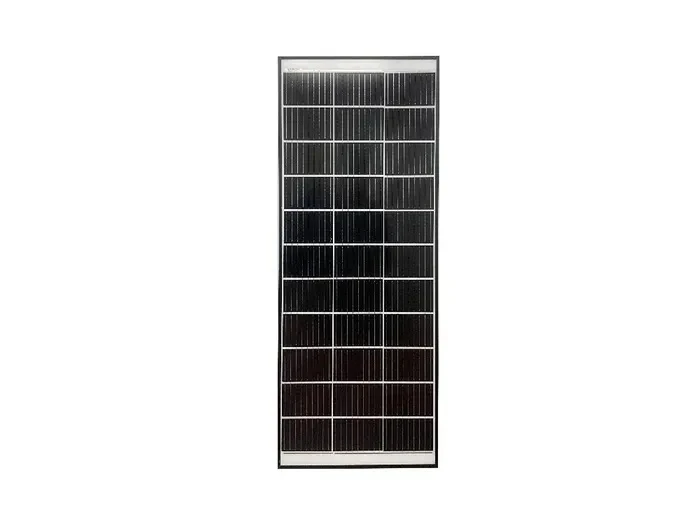 Voltech 140W Solar Panel  - Black Frame - Narrow - 510mm Wide