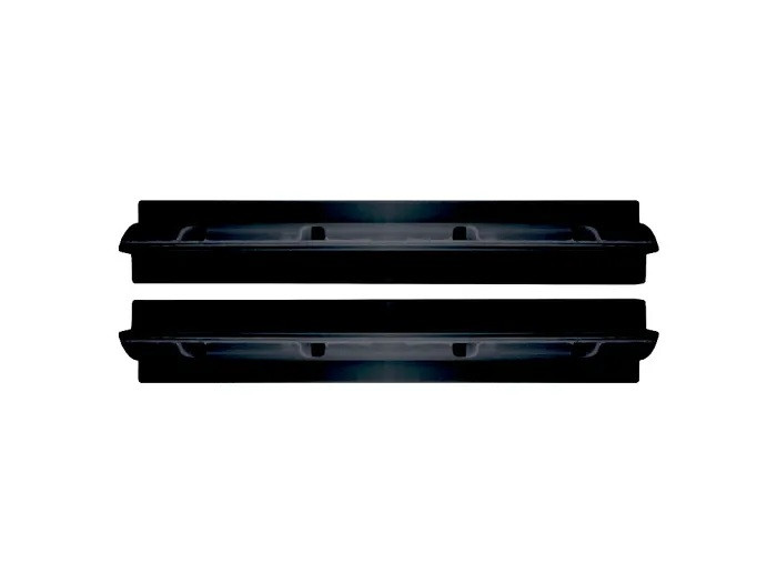 Solar Panel ABS Plastic Side Mount Brackets 530mm (Set of 2) - Black
